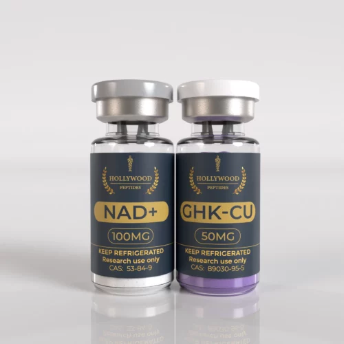 Cellular regeneration stack with NAD+ 100mg and GHK-Cu 50mg for research use